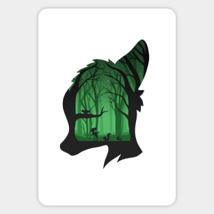 Forest friends forever Sticker